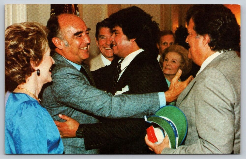 Fernando Valenzuela 1981 White House Postcard LA Dodgers President Portillo